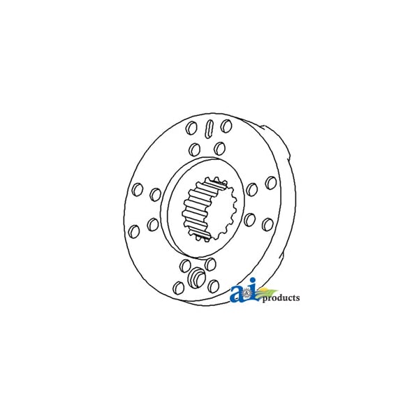 Brake Plate Assembly w/ Lining 9.8" x9" x2.3"